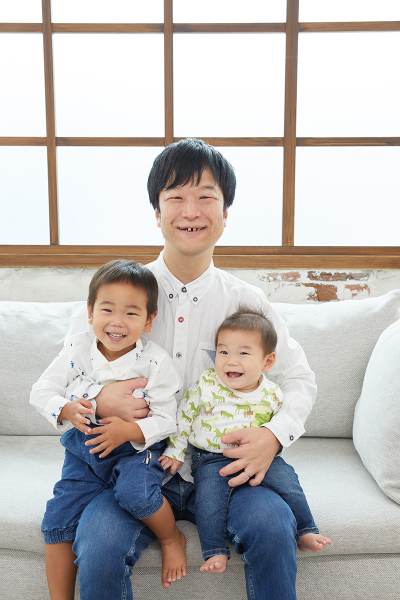 望月優暁と子供の画像